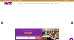 Desktop Screenshot of kmbc.edu